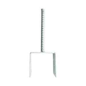 Staffa di appoggio con perno 101x60x102mm