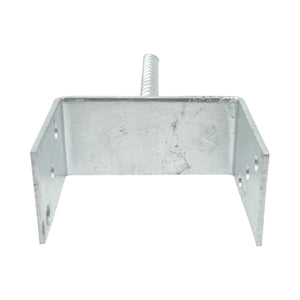 Staffa di appoggio con perno 121 × 60 × 102 mm