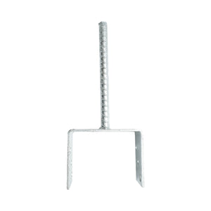 Staffa di appoggio con perno 121 × 60 × 102 mm