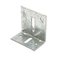 Staffa di giunzione regolabile – 60 × 35 × 60 mm, spessore 2,5 mm, acciaio zincato