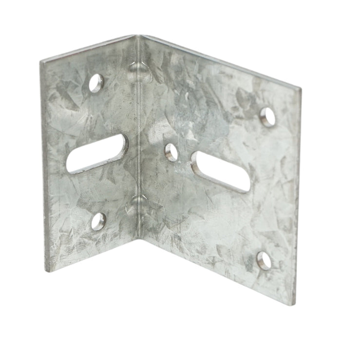 Staffa di giunzione regolabile – 60 × 35 × 60 mm, spessore 2,5 mm, acciaio zincato