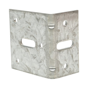 Staffa di giunzione regolabile – 60 × 35 × 60 mm, spessore 2,5 mm, acciaio zincato