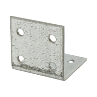 Staffa di giunzione – 40 × 40 × 40 mm, spessore 2 mm, acciaio zincato