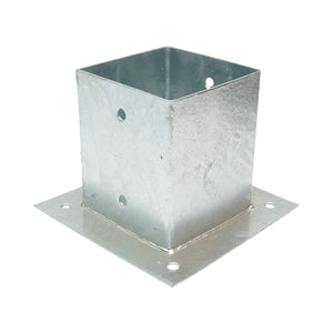 Supporto per palo quadrato applicato 121 × 121 × 150 mm