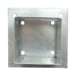 Supporto per palo quadrato applicato 121 × 121 × 150 mm