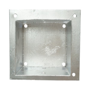 Supporto per palo quadrato applicato 141 × 141 × 150 mm