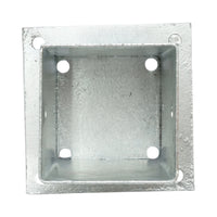 Supporto per palo quadrato applicato 91 × 91 × 150 mm