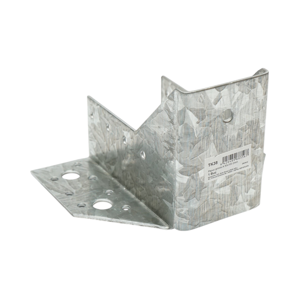 Supporto per trave tipo A 50 × 100 mm