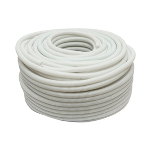 Tubo Corrugato 16mm Senza Tirafilo, polietilene HDPE 320N grigio 100m/rotolo