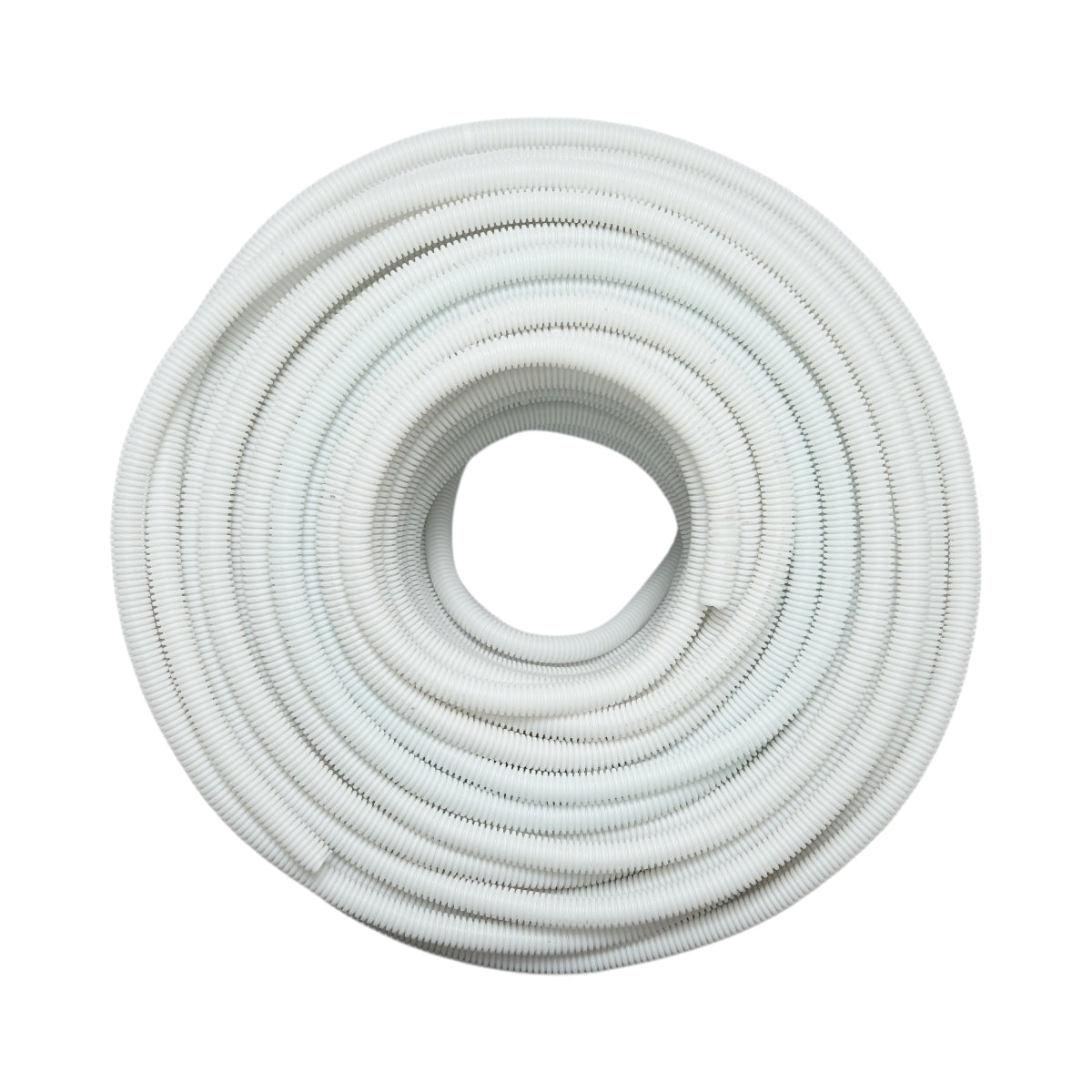Tubo Corrugato 16mm Senza Tirafilo, polietilene HDPE 320N grigio 100m/rotolo