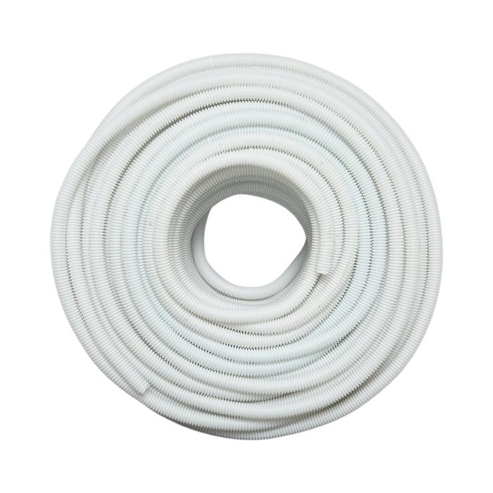 Tubo Corrugato 16mm Senza Tirafilo, polietilene HDPE 320N grigio 100m/rotolo