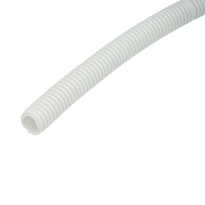 Tubo Corrugato 16mm Senza Tirafilo, polietilene HDPE 750N grigio 100m/rotolo