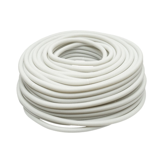 Tubo Corrugato20mm senza filettatura, ignifugo in polietilene HDPE 320N grigio 100m/rotolo