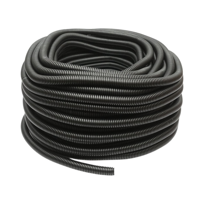 Tubo Corrugato 20mm Senza Tirafilo, polietilene HDPE 320N nero 50m/rotolo