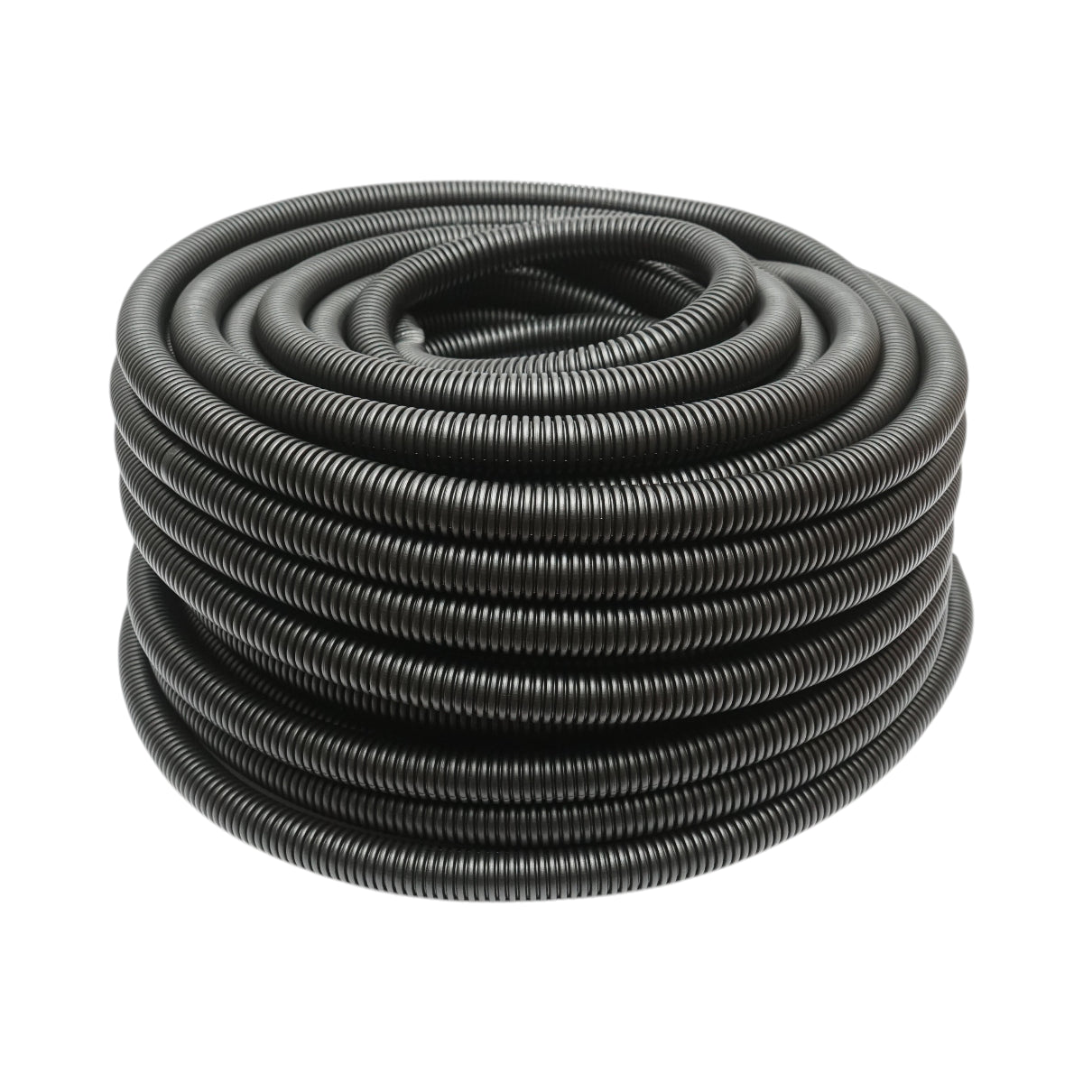 Tubo Corrugato 25mm Senza Tirafilo, ignifugo in polietilene HDPE 320N nero 50m/rotolo