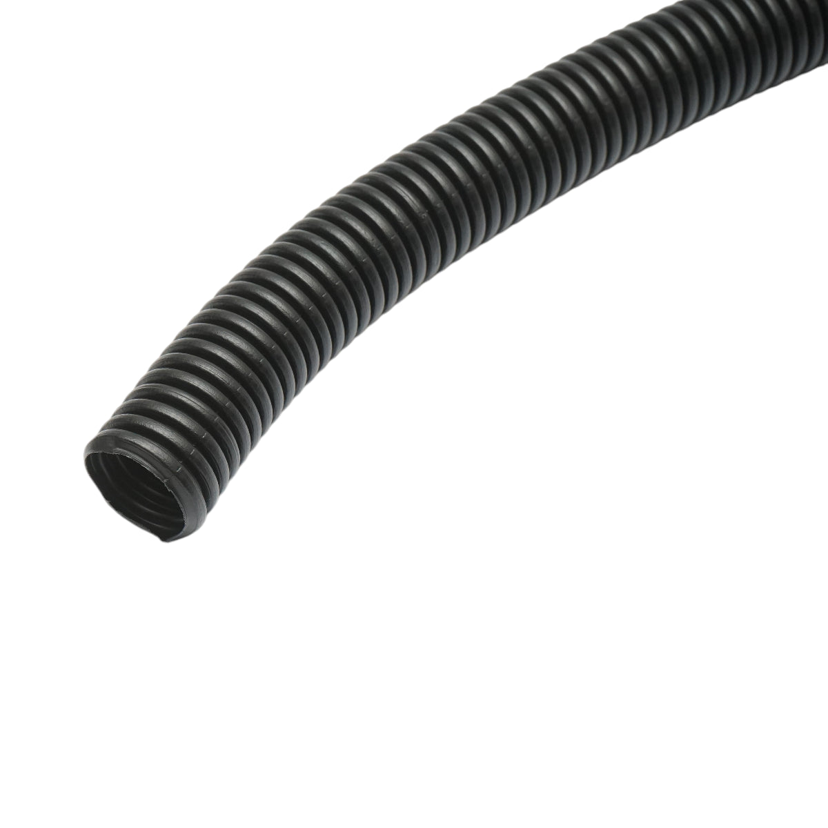 Tubo Corrugato 25mm Senza Tirafilo, ignifugo in polietilene HDPE 320N nero 50m/rotolo