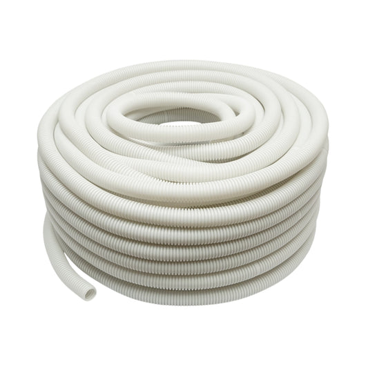 Tubo Corrugato 25mm Senza Tirafilo, ignifugo in polietilene HDPE 320N, grigio 50m/rotolo