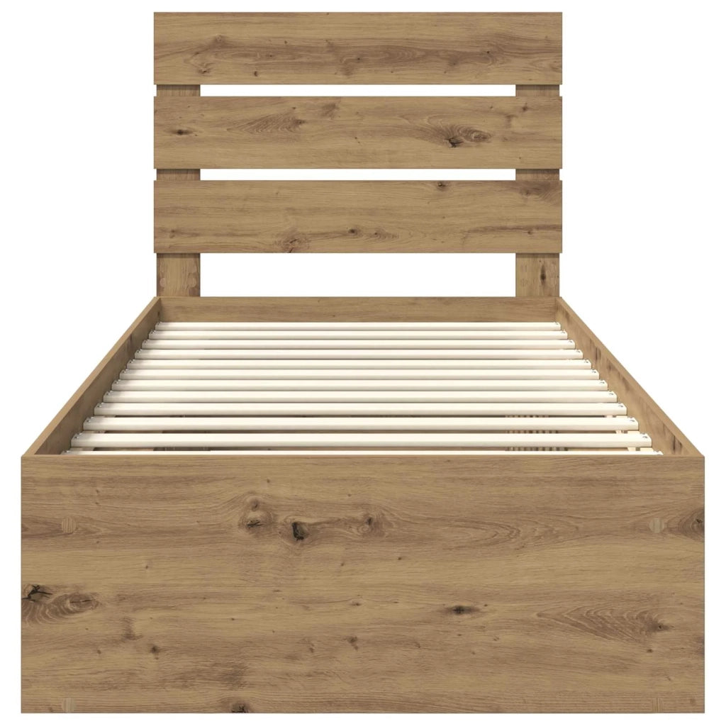 Struttura del letto Rovere Artigianale 100 x 200 cm 3411783