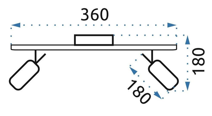 Lampada Pensile / Da Parete Spot APP746-2C