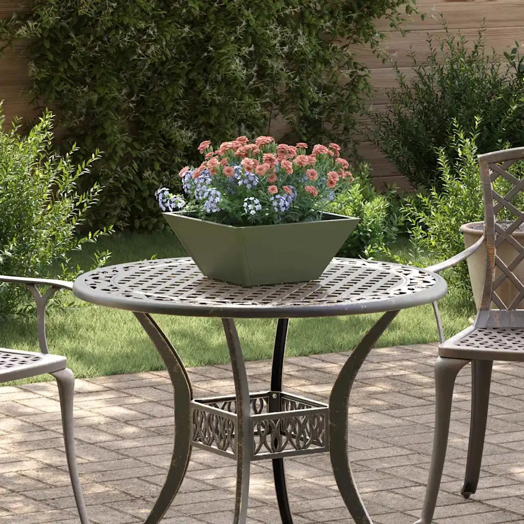 Vaso da giardino Verde oliva 35 x 35 x 15 cm 873802