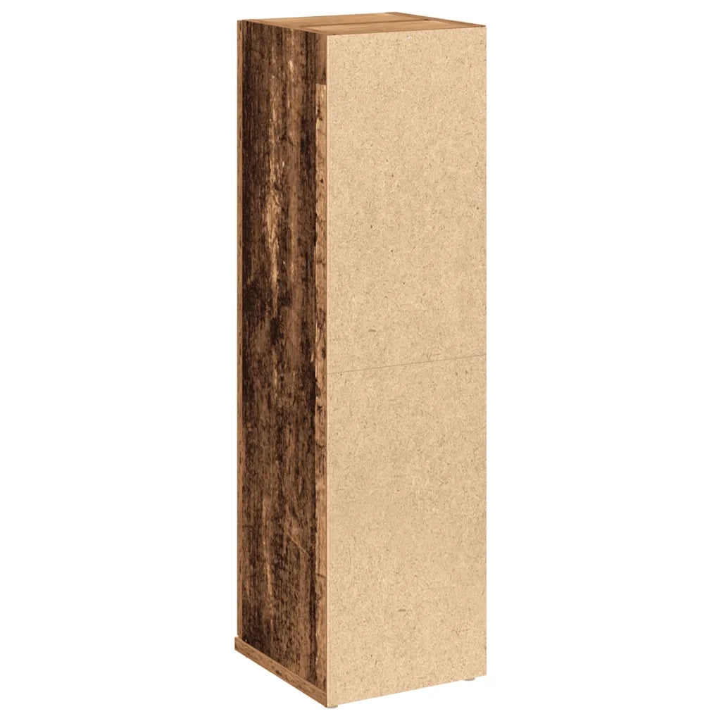 vidaXL Mobile da Bagno con Portarotolo Legno Antico 20,5x22x72 cm