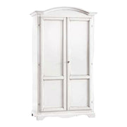 Armadio classico 2 ante in legno bianco 107x55x197 (1275) - Mobili 2G
