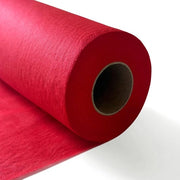 Tappeto da tavolo, intreccio da tavolo, 0,3 × 25 m, 30 g/m², rosso, tappeto da tavolo in non-wovengesso, da buttare, decorazione per matrimonio, compleanno, festa