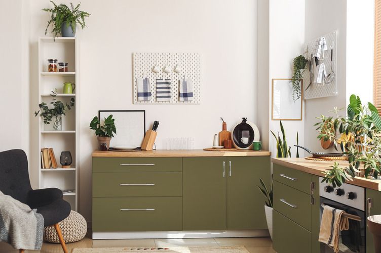 PLASTICA ADESIVA VERDE OLIVA OPACO DC FIX MINI 45X200