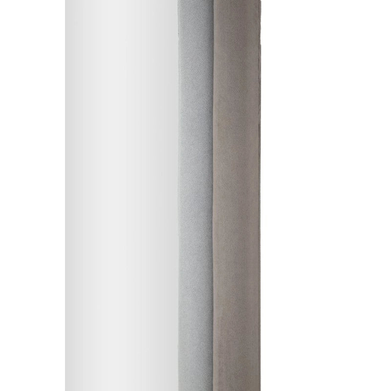Specchio Da Muro Cloe Velluto Grigio cm 60x4x160