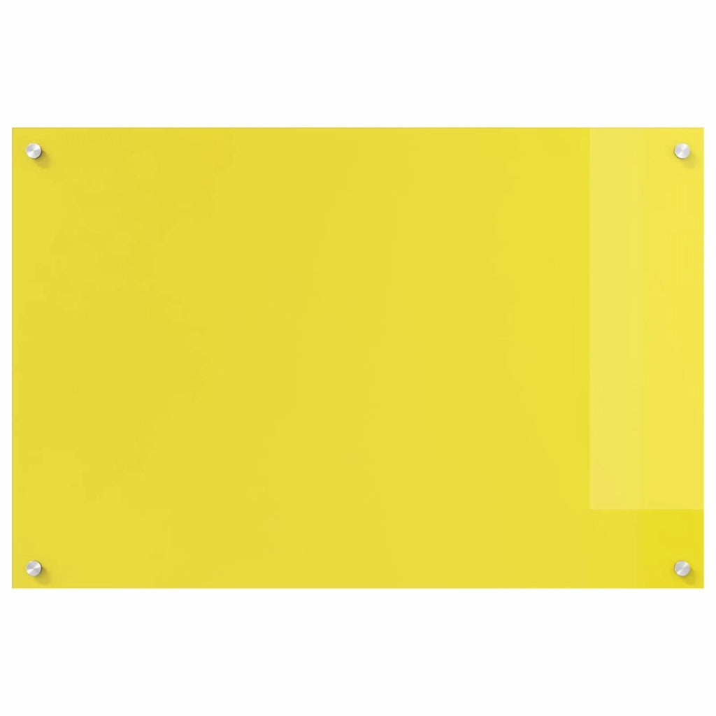 Schienale da cucina Giallo 90 x 60 cm vetro temperato 42001258