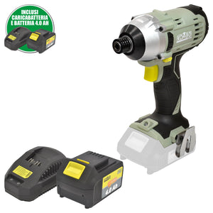 Avvitatore a Impulsi Cordless + Batteria 20V 4.0Ah