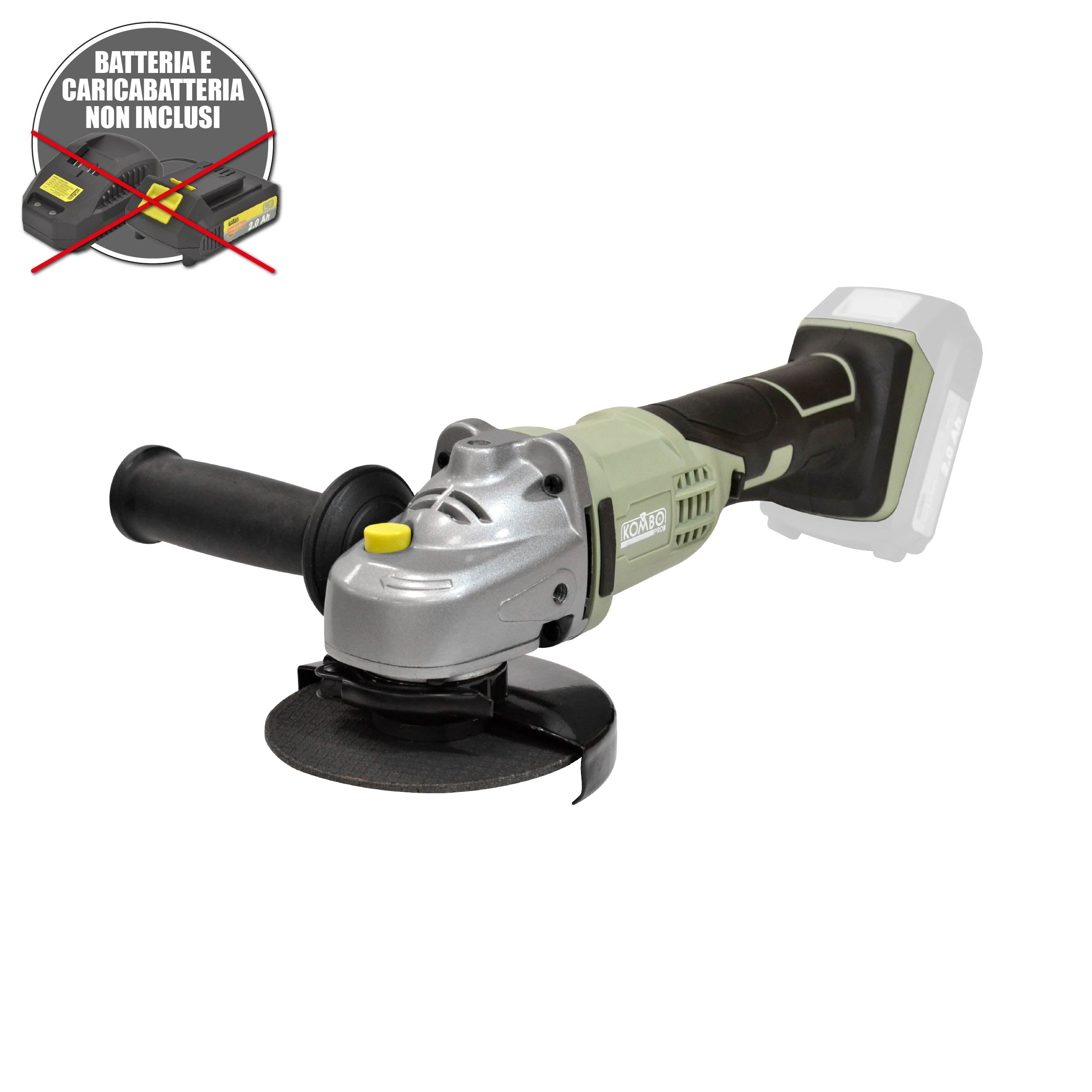 SMERIGLIATRICE ANG BRUSHLESS 125MM KOMBO PRO 20V