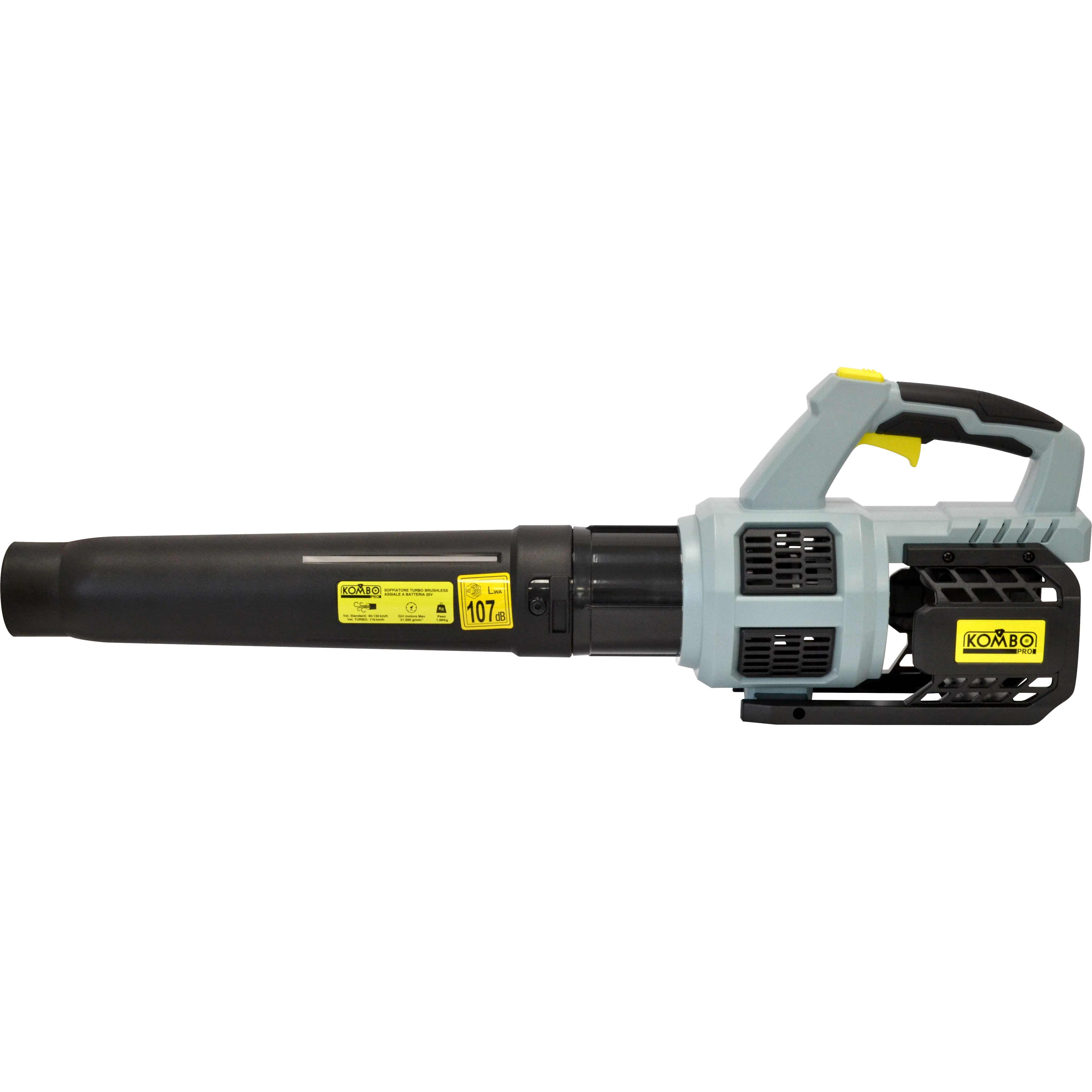 Soffiatore a Batteria Turbo Assiale KOMBO PRO 2.0Ah – Potenza e Libertà Senza Fili