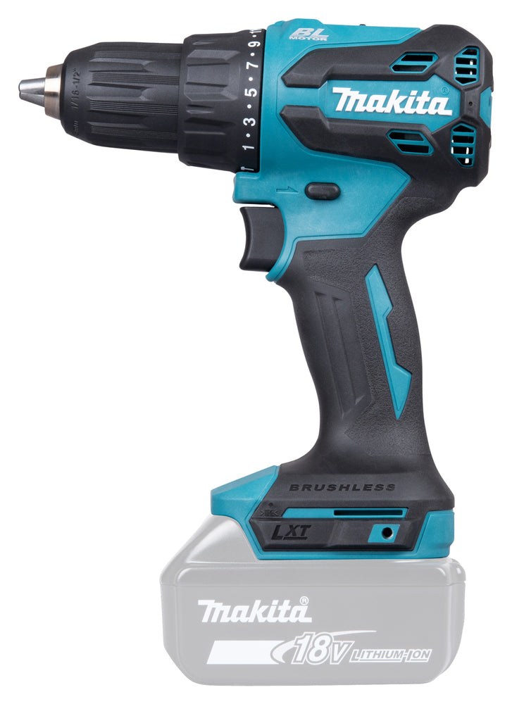 Makita DHP490Z Trapano avvitatore percussione 18V Brushless (65 Nm) – Solo corpo