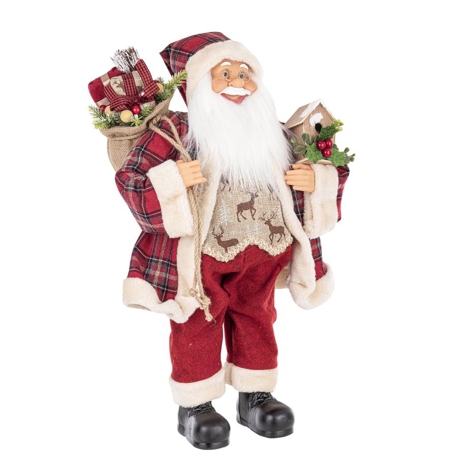 BABBO NATALE BIZZOTTO ALWIN SCOZZESE L 36X20X60H