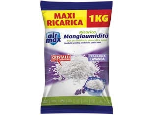AIRMAX ASSORBIUMIDITA' SALI RICARICA LAVANDA- - kg.1 - 6 pezzi AIRMAX