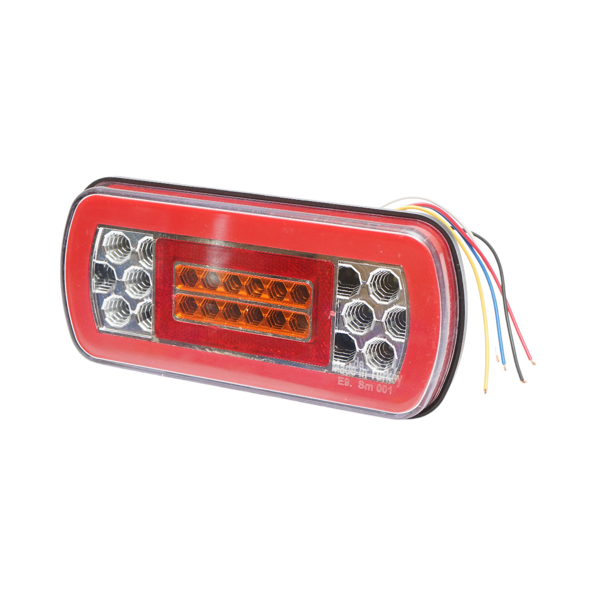 Fanale posteriore a LED 12V rettangolare 230x105x55mm Breckner Germany