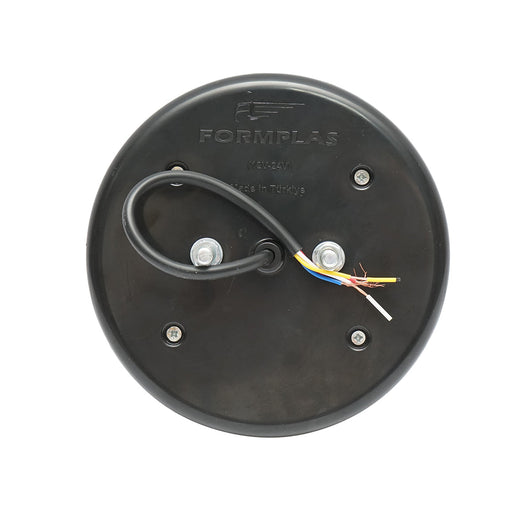 Fanale posteriore rotondo LED NEON fumè 12-24V con 4 funzioni 140x35mm Breckner Germany