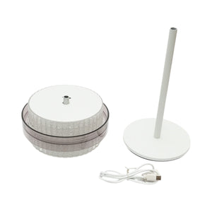 Lampada da tavolo touch LED bianca 3W, batteria 3,7V/1800mAh, ricaricabile tramite USB 5V/2A IP20