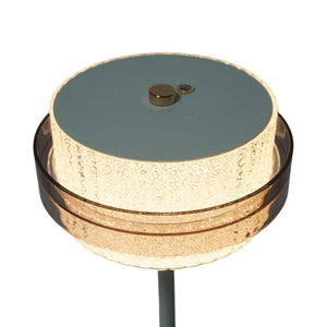 Lampada da tavolo touch LED bianca 3W, batteria 3,7V/1800mAh, ricaricabile tramite USB 5V/2A IP20