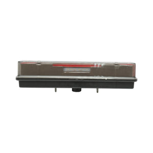 Luce freno posteriore destra LED camion 24V, 7 pin ASS2.1 con illuminazione targa 400x153x88mm