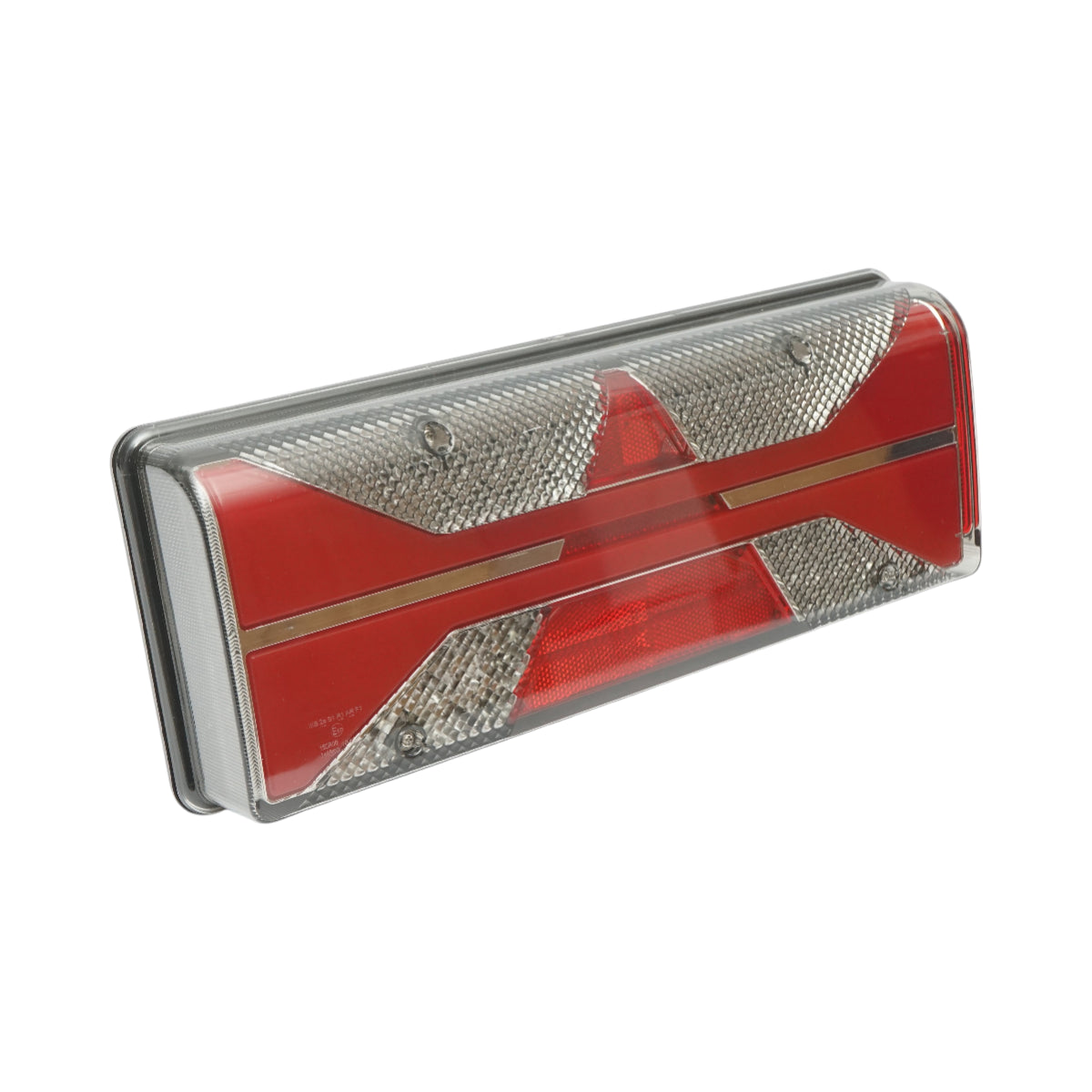 Luce freno posteriore destra LED camion 24V, 7 pin ASS2.1+4x2 con illuminazione targa, allarme retromarcia 400x153x88m