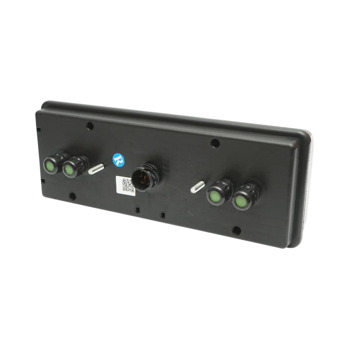 Luce freno posteriore destra LED camion 24V, 7 pin ASS2.1+4x2 con illuminazione targa, allarme retromarcia 400x153x88m