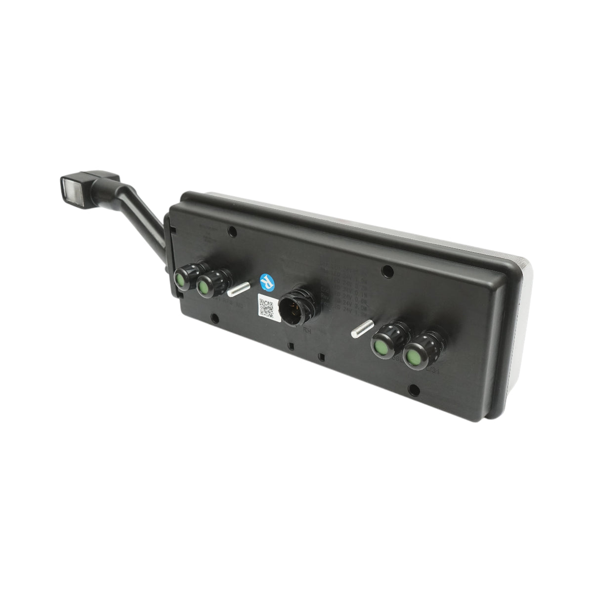 Luce freno posteriore destra LED rimorchio 24V, 7 pin ASS2.1+4x2 con luci di posizione, illuminazione targa, allarme retromarcia 400x153x88mm