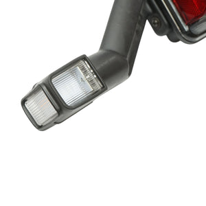 Luce freno posteriore destra LED rimorchio 24V, 7 pin ASS2.1+4x2 con luci di posizione, illuminazione targa, allarme retromarcia 400x153x88mm