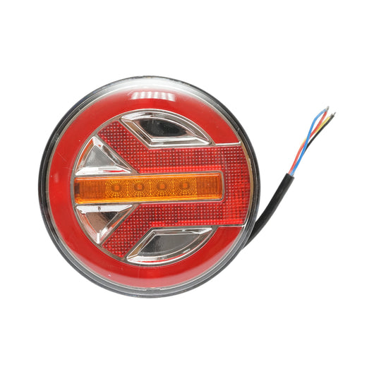 Luce freno posteriore rotonda LED 12V/24V universale 140x40mm Breckner Germany