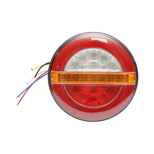 Luce freno posteriore rotonda LED 12V/24V universale 140x40mm Breckner Germany