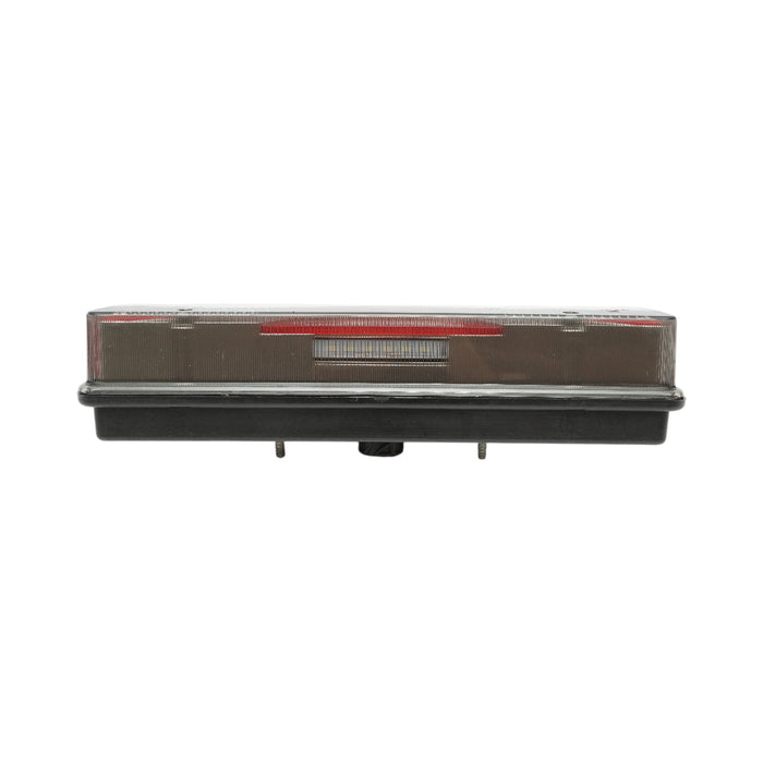 Luce freno posteriore sinistra LED camion 24V, 7 pin ASS2.1 con illuminazione targa 400x153x88mm