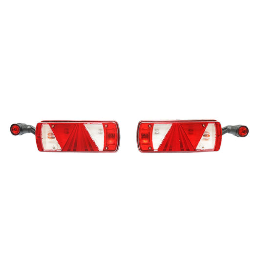 Set di fanali posteriori per camion 12-24V 470-350x90mm, con luci di posizione, 5 funzioni Breckner Germany