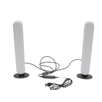 Set di lampade decorative LED RGB da 5W, dimmerabili, controllo vocale, modalità musica, dinamica, statica con telecomando, bluetooth, applicazione Raingel